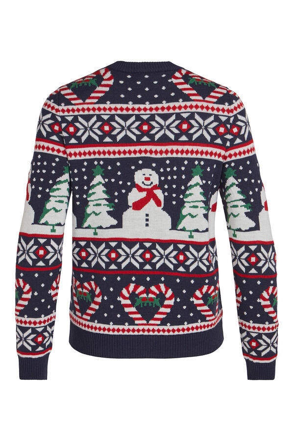 Vila Jersey Christmas Azul marino