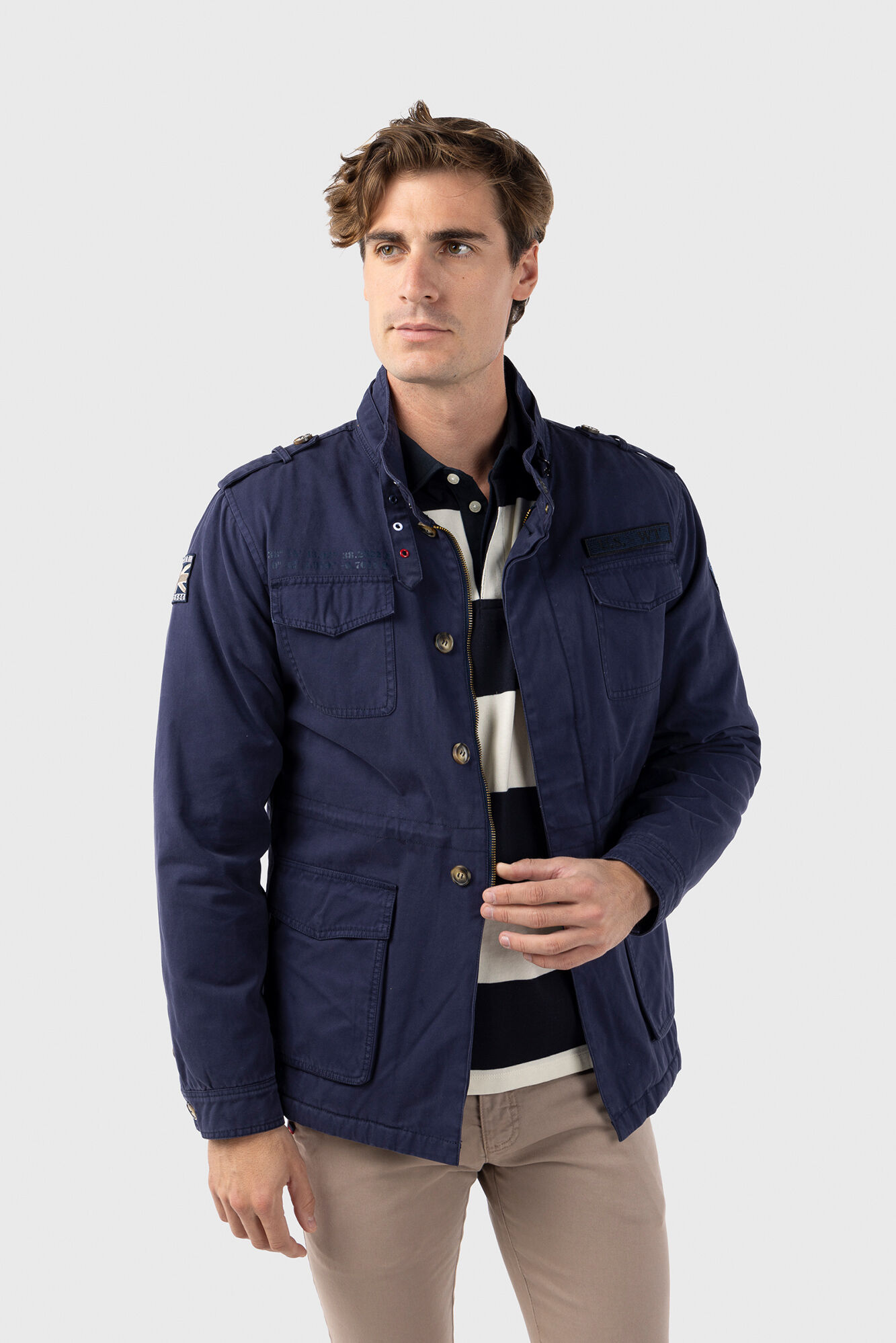 Williot Jaqueta saariana com manchas