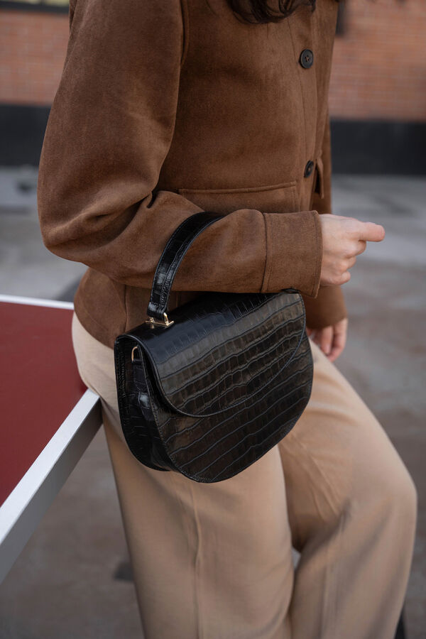 The Code Bolsa tiracolo Otilia coco preta Preto