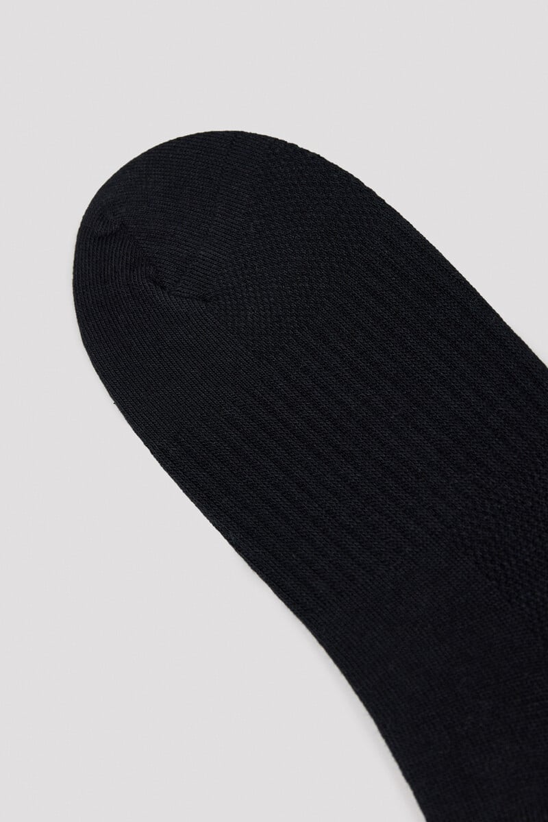 Cortefiel Ankle sock with COOLMAX® Black