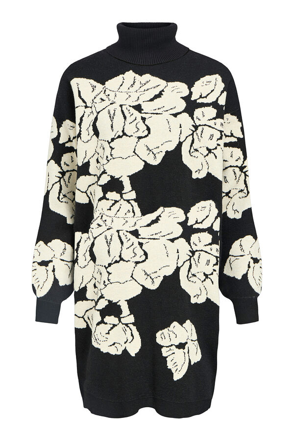 Object Vestido de malha estampado Preto