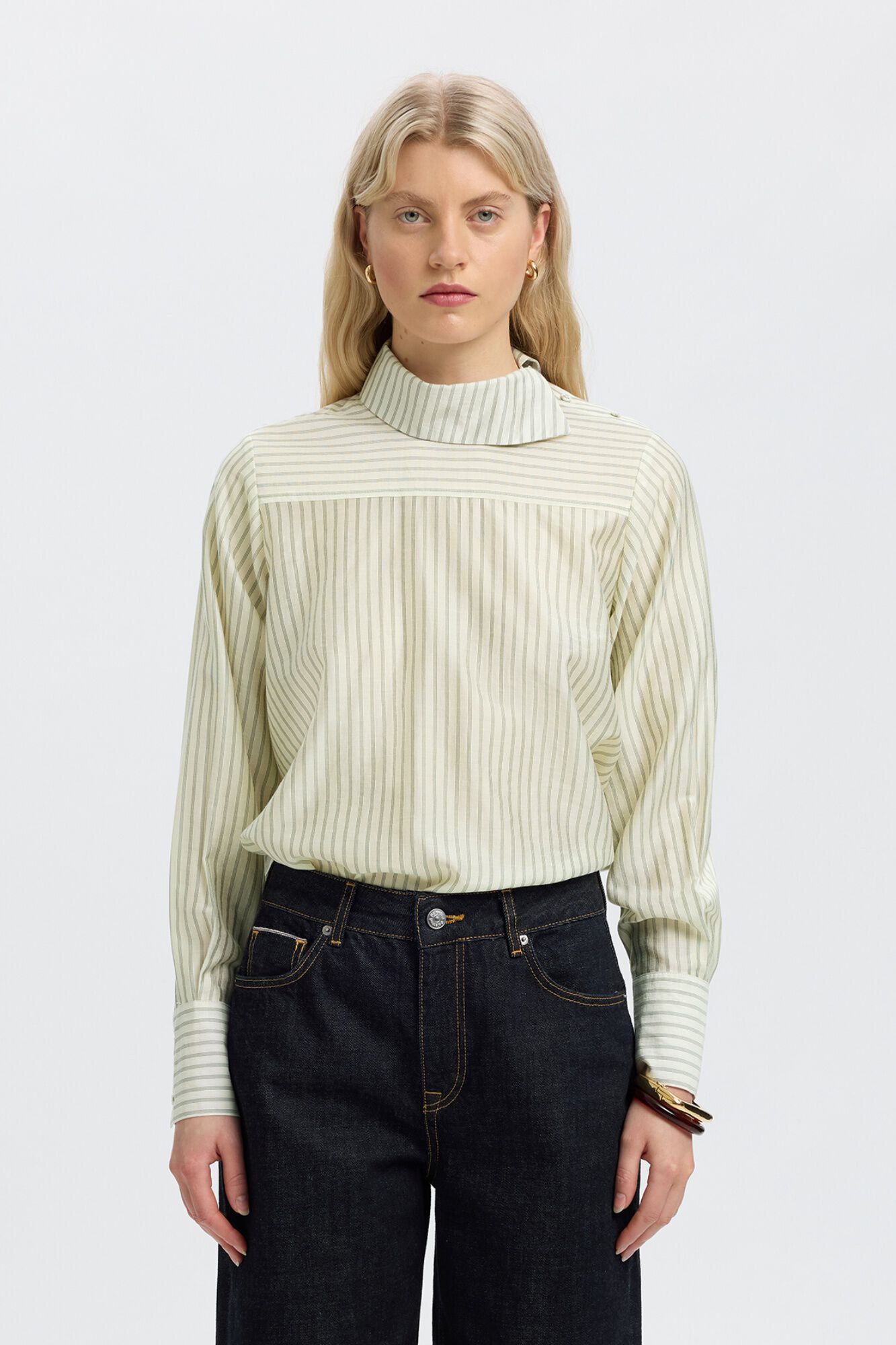 Selected Blusa de gola alta
