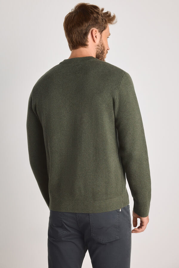 Jack & Jones Camisola relaxed em algod&atilde;o Verde