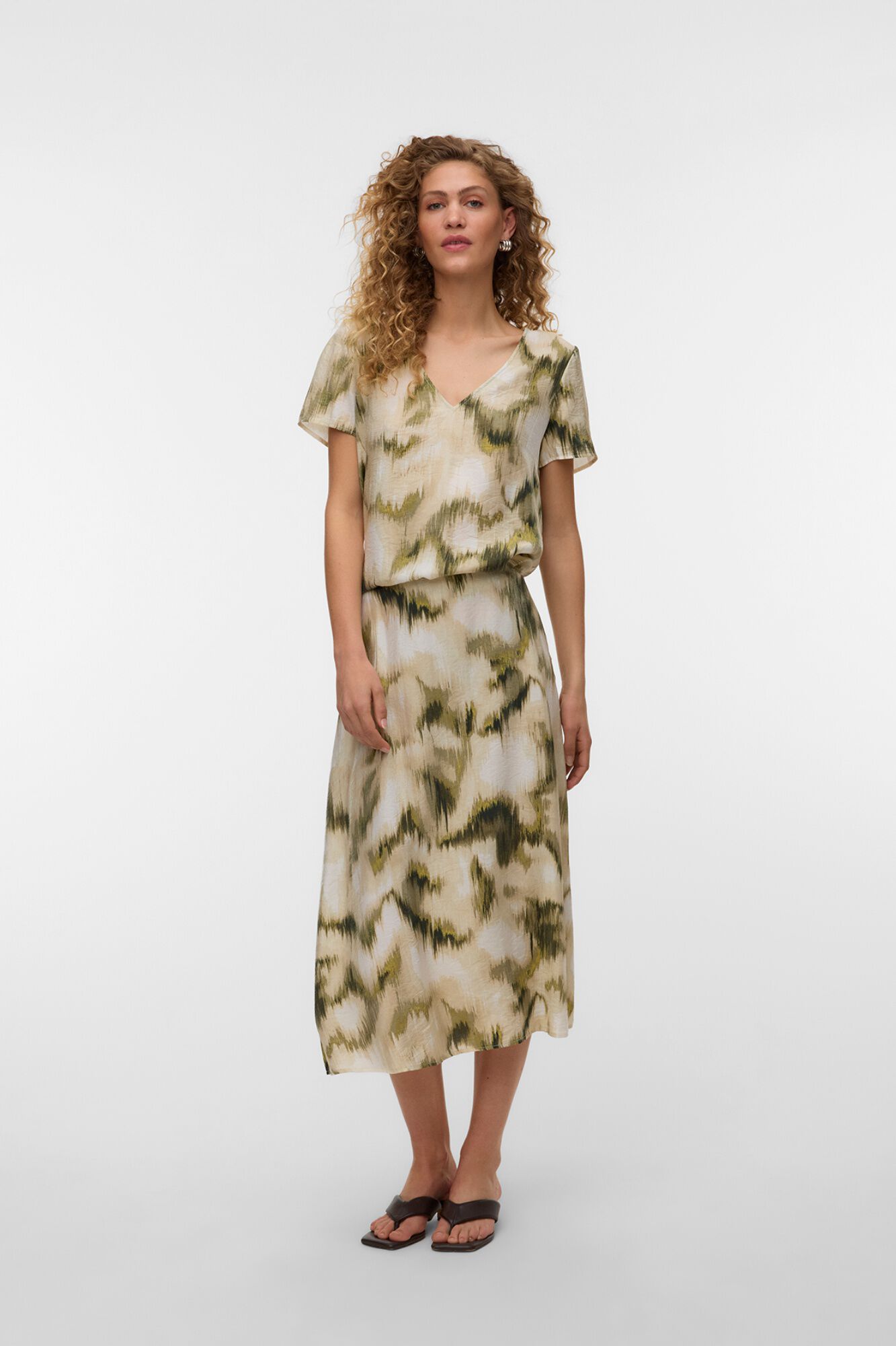 Vero Moda Falda 7/8 efecto satinado