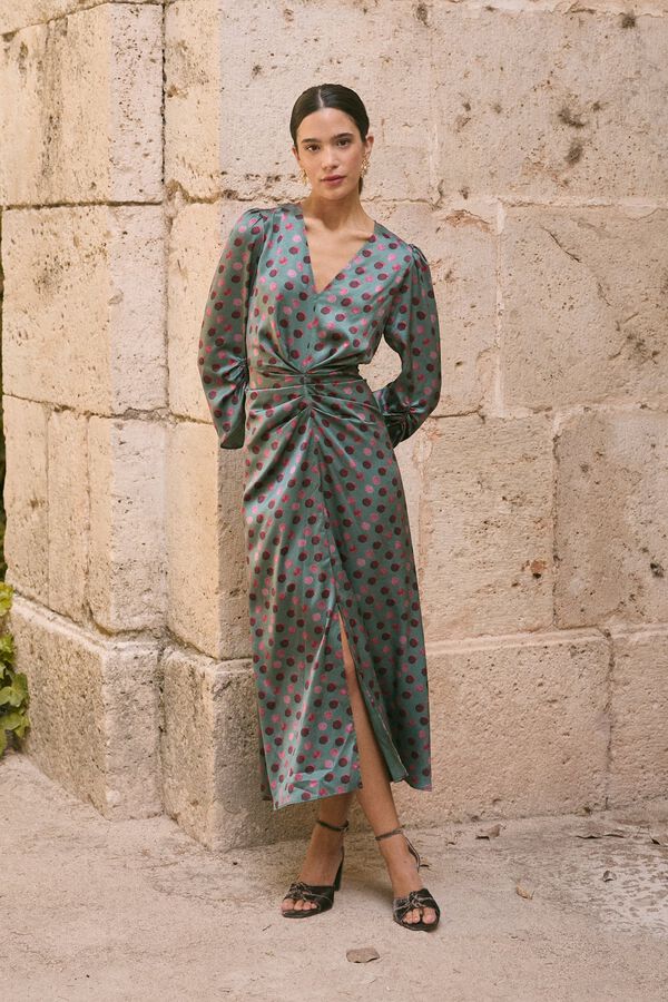 Pol&iacute;n Et Moi Trivias guest dress Green