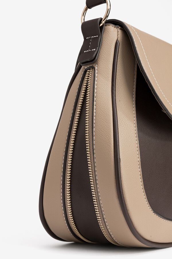 Vilanova Two-tone design wallet Beige