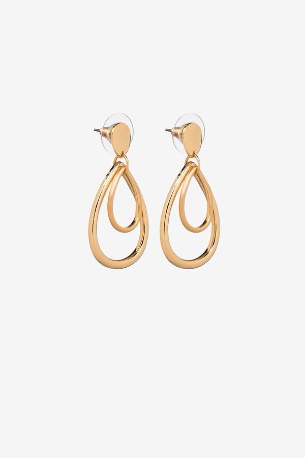 Cortefiel Medium gold-tone earrings Gold