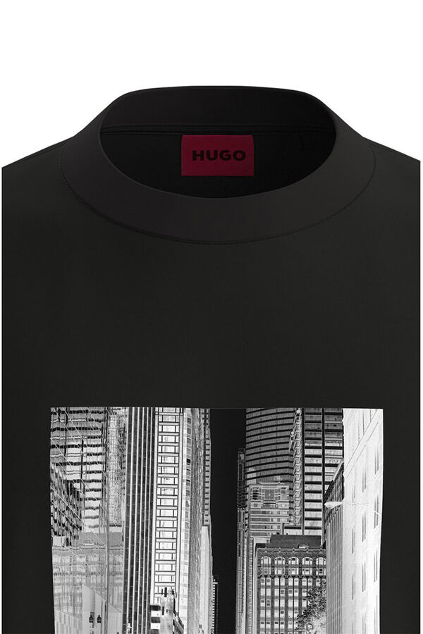 HUGO short-sleeved T-shirt Black