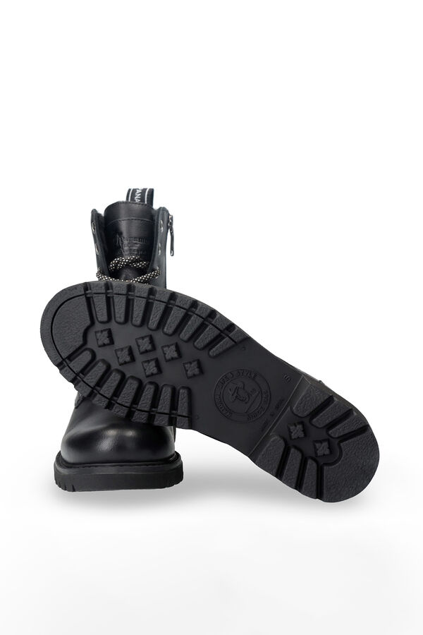 Panama Jack Botas de mulher em pele napa Preto