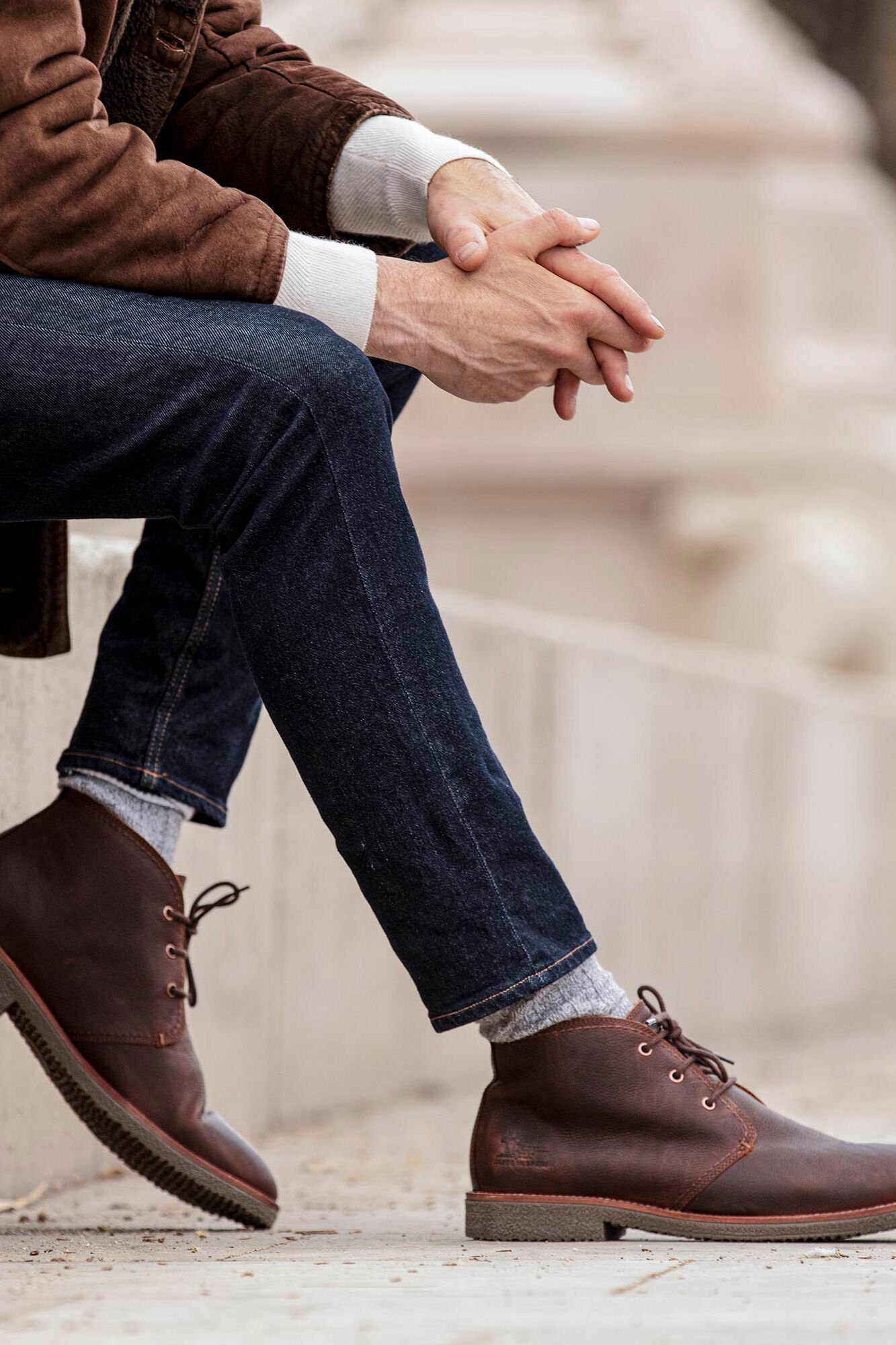 Botin de hombre en piel napa Botines de hombre Cortefiel