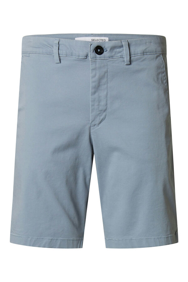 Selected Bermuda estilo chino Slim Fit Azul