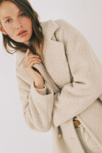 Cortefiel Short soft fabric coat