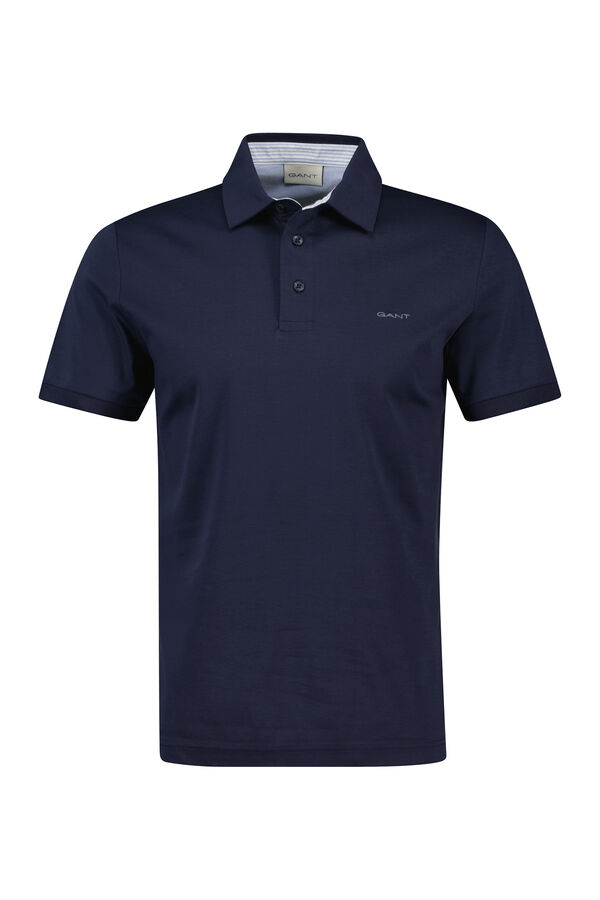 Gant Camisa polo manga curta mercerizada Azul