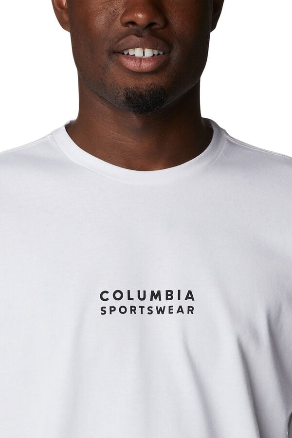 Cortefiel Columbia CSC Alpine Way long-sleeved™ T-shirt Printed white