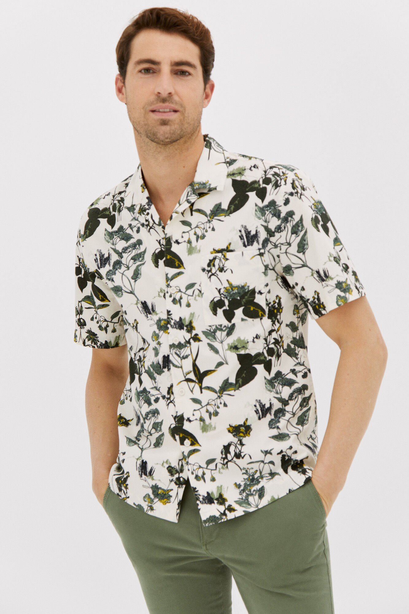 Camisas manga corta hombre cortefiel outlet