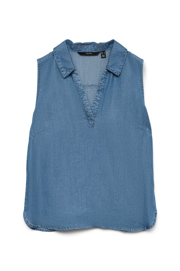 Vero Moda Tencel sleeveless top Blue