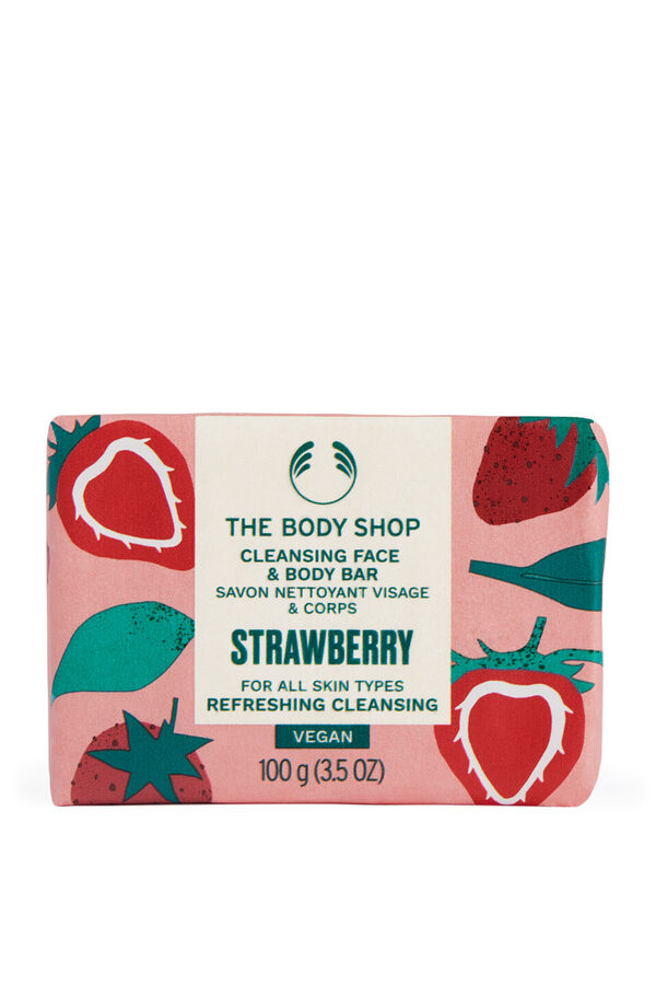 The Body Shop Barra S&oacute;lida Facial y Corporal de Fresa Multicolor