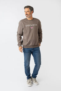 Privata Sweatshirt com gola redonda