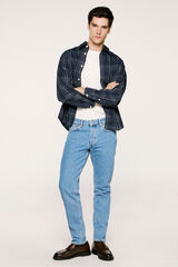 Selected Calça calça Slim Fit  Azul