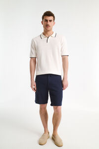 Selected Bermuda de linho com caimento relaxado