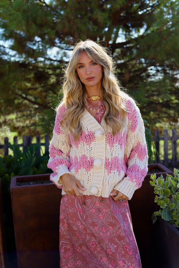 Jaase Casaco de malha de malha Subiu