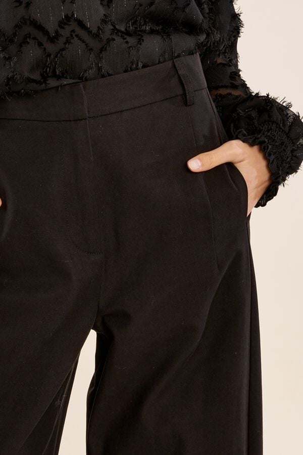 Molly Bracken Cal&ccedil;a comprida estilo barrel Preto