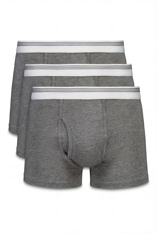 Cortefiel Jersey-knit 3-pack boxers Grey