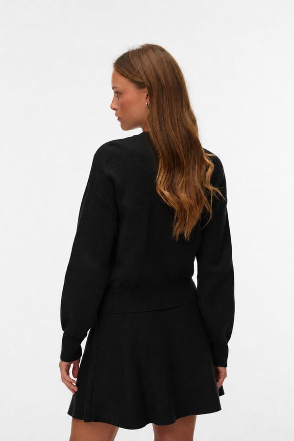 Vero Moda Silver button jacket Black