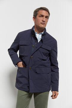 Cortefiel Jacket with four pockets Navy