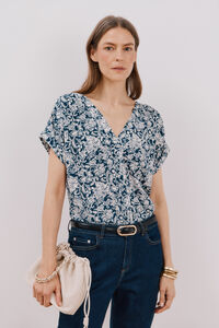 Cortefiel Printed v top