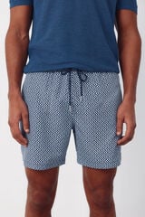 Cortefiel Diamond print swimwear Navy