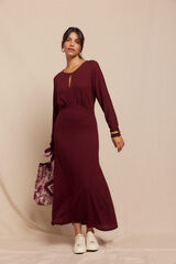 Slowlove Vestido estruturado com manga morcego Granada