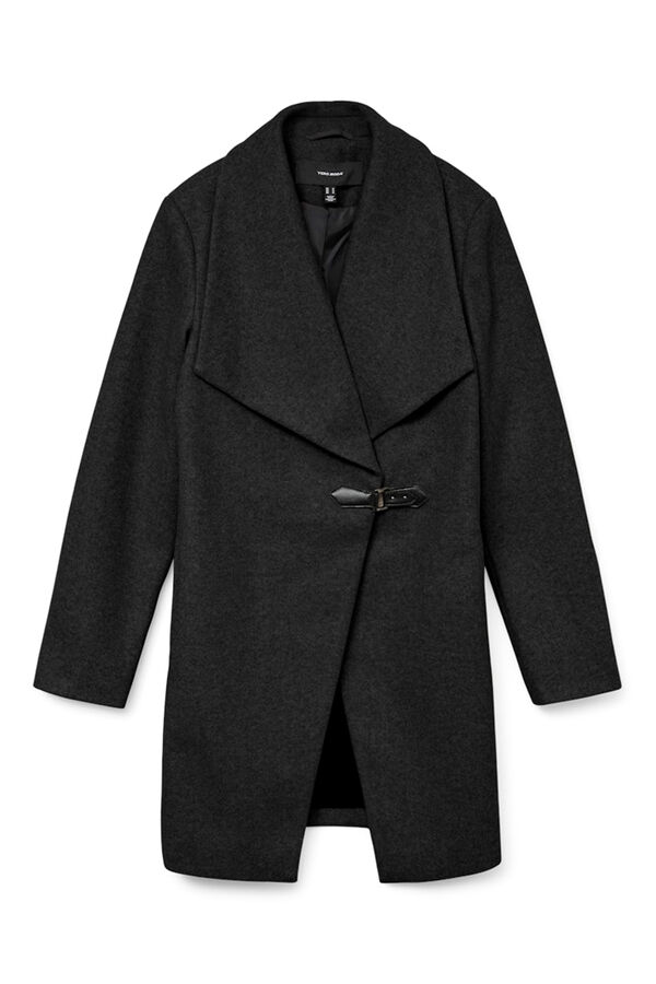 Vero Moda sobretudo de tecido midi Preto