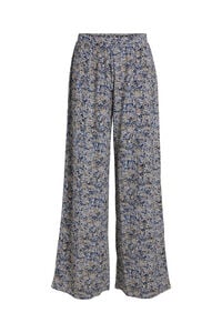 Cortefiel Jersey-knit wide leg trousers  Blue
