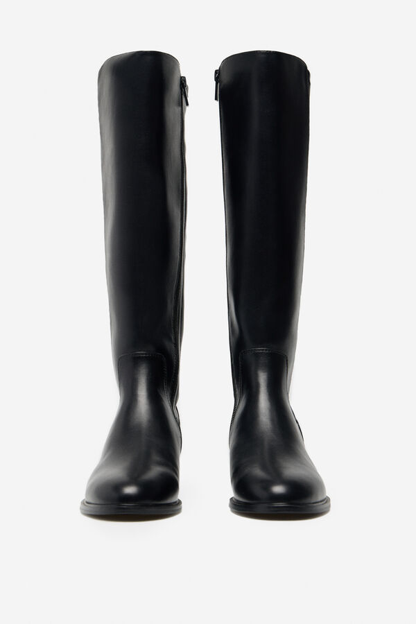 Cortefiel Elasticated boot Black