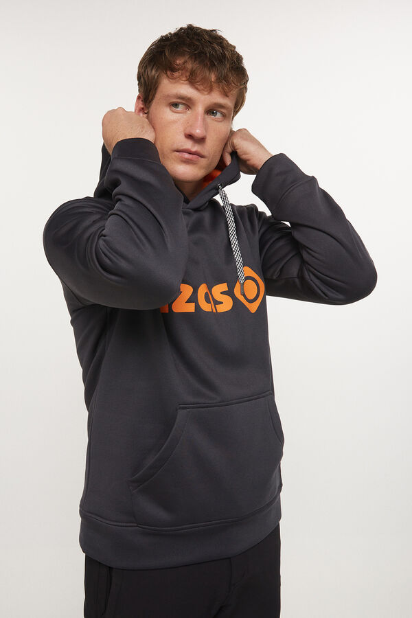 Izas Sweatshirt with logo Grey