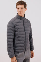 Cortefiel Ultra-light quilted jacket Grey