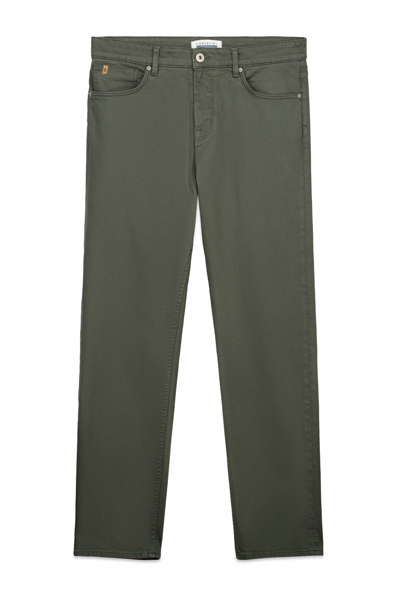 Cortefiel 5-pocket regular fit coloured trousers