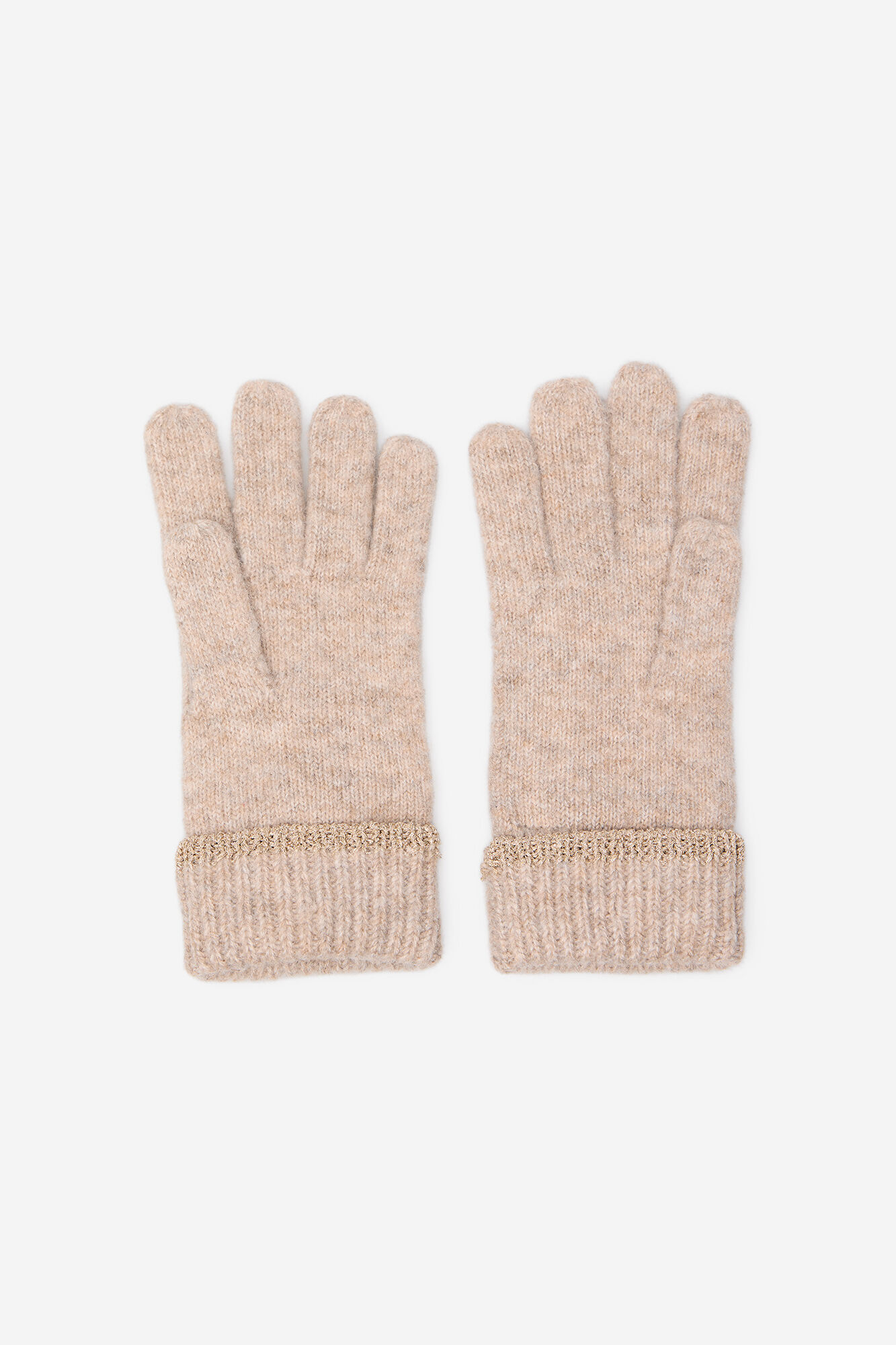 Cortefiel Lurex jersey-knit glove