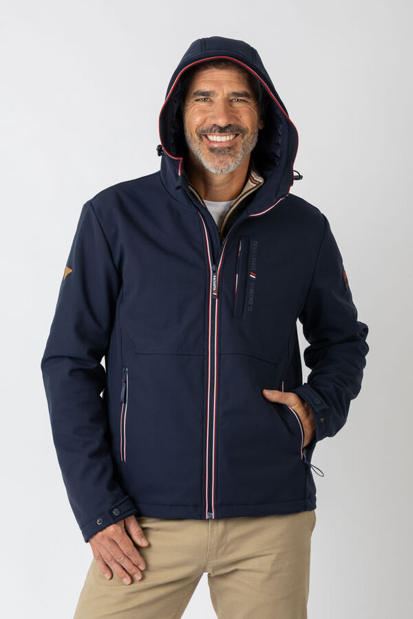 Privata Casaco softshell com capuz Azul
