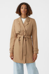 Cortefiel Essential trench coat Brown