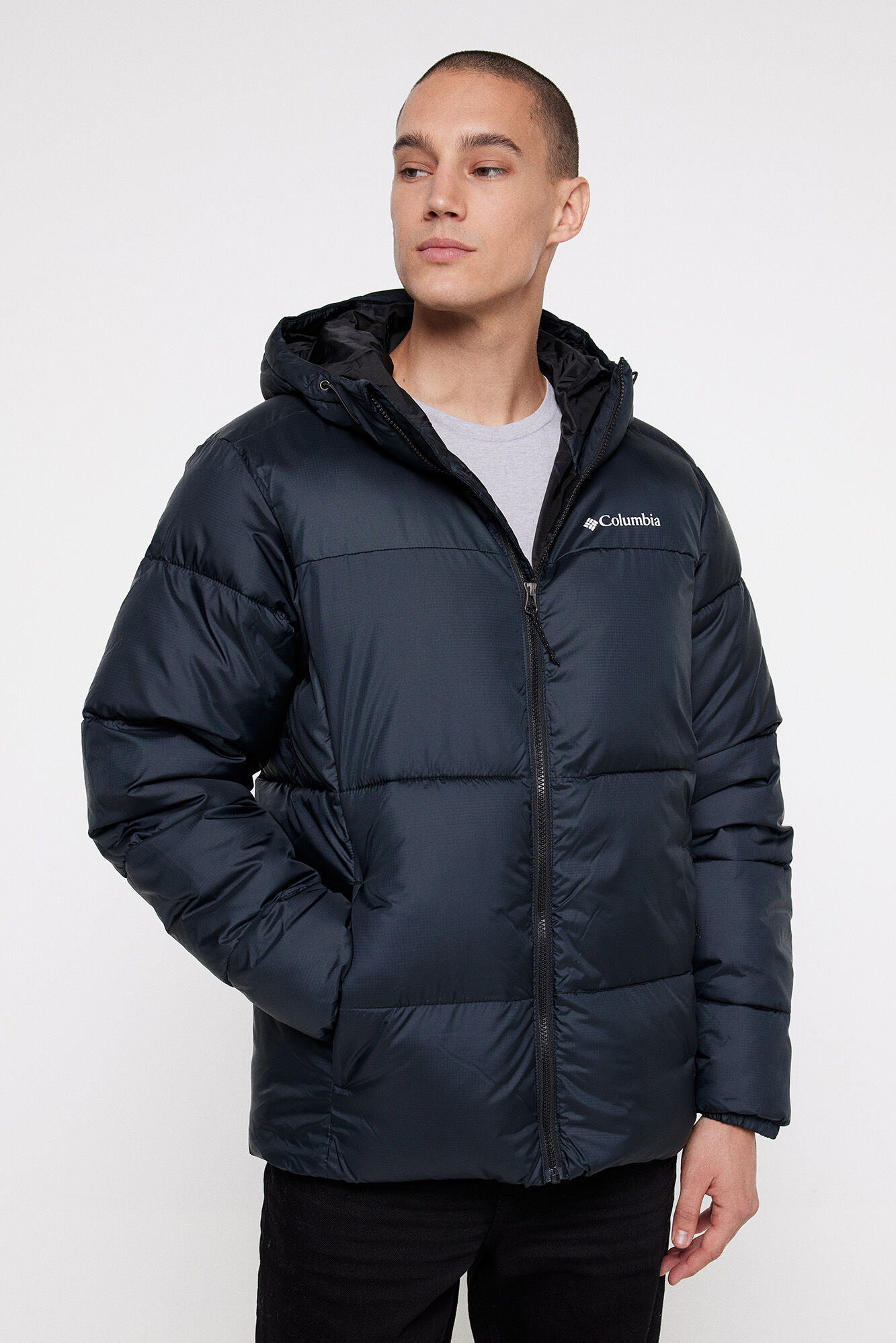 Columbia Puffect™ hooded puffer jacket for men