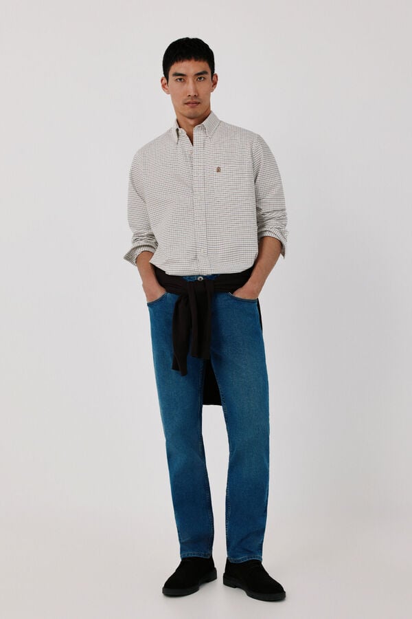 Cortefiel Regular fit jeans Blue