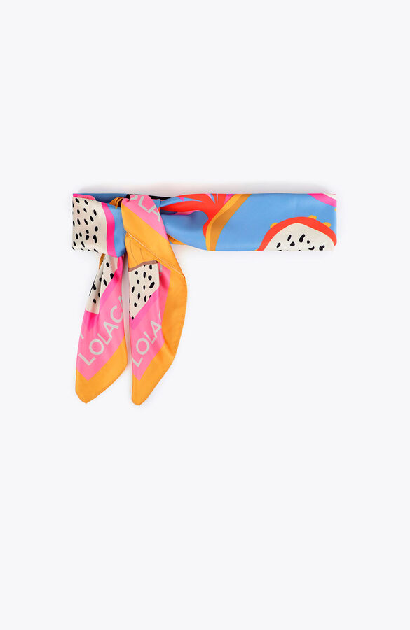 Lola Casademunt Len&ccedil;o acetinado Azul