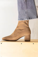 Gioseppo Botins elásticos com salto ragú Tostado