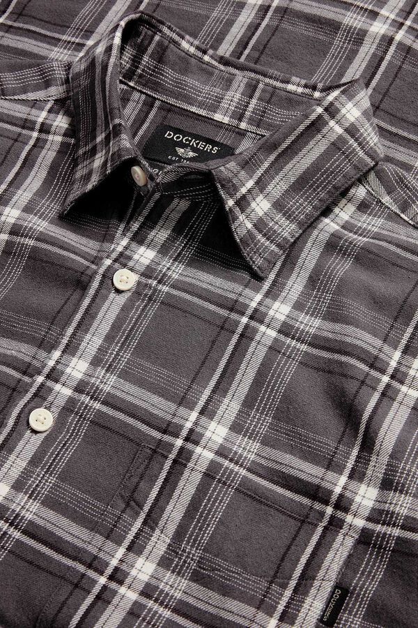 Dockers Camisa slim fit Castanho