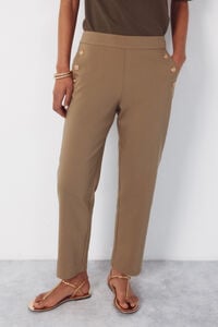 Cortefiel Gold-button trousers