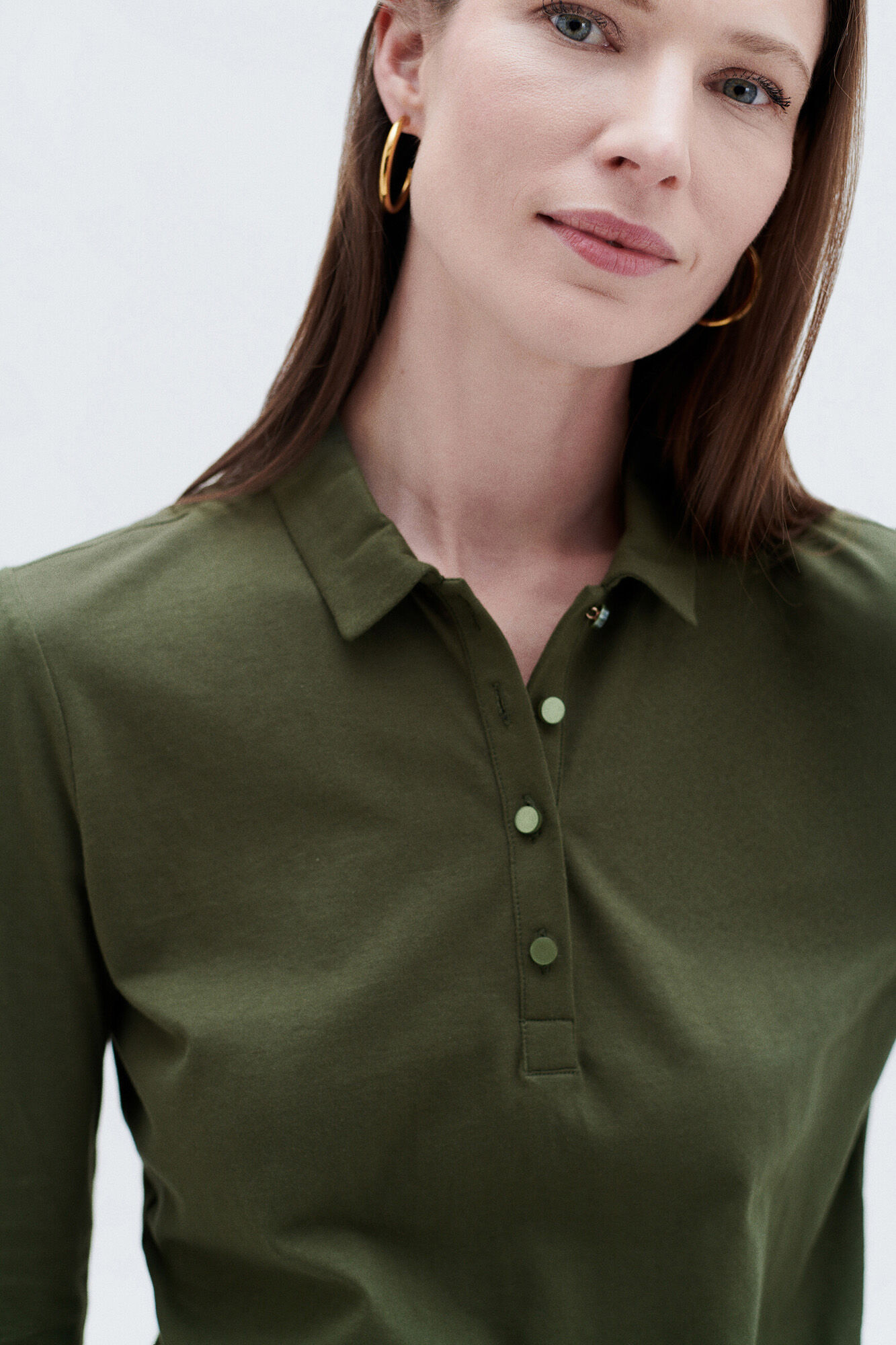 100 cotton women's deals polo shirts