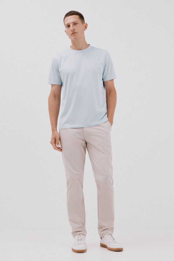 Cortefiel Technical T-shirt Blue