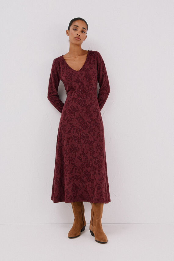 Vestido jacquard